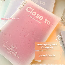 Load image into Gallery viewer, A5 Simple Gradation Spiral Notebook 60 Sheets/120 Pages Memo Journal Diary Notebook Spiral Design for Students Stationery Office Business