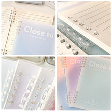 Load image into Gallery viewer, A5 Simple Gradation Spiral Notebook 60 Sheets/120 Pages Memo Journal Diary Notebook Spiral Design for Students Stationery Office Business