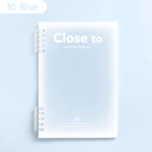 Load image into Gallery viewer, A5 Simple Gradation Spiral Notebook 60 Sheets/120 Pages Memo Journal Diary Notebook Spiral Design for Students Stationery Office Business