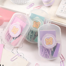 Load image into Gallery viewer, Mini Color Metal Stapler Set With Staples Binding Tools Stationery Office School Student Supplies Gifts