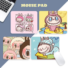 Load image into Gallery viewer, Labubu Mouse Pad Large Keyboard Mouse Desk Pad Computer Locking Edge Non-slip Rubber Gaming Mouse Pad Laptop Mouse Carpet