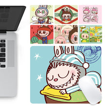Load image into Gallery viewer, Labubu Mouse Pad Large Keyboard Mouse Desk Pad Computer Locking Edge Non-slip Rubber Gaming Mouse Pad Laptop Mouse Carpet