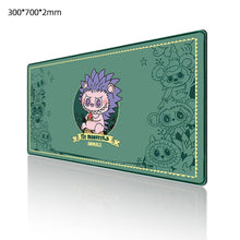 Load image into Gallery viewer, Labubu Mouse Pad Large Keyboard Mouse Desk Pad Computer Locking Edge Non-slip Rubber Gaming Mouse Pad Laptop Mouse Carpet