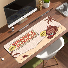 Load image into Gallery viewer, Labubu Mouse Pad Large Keyboard Mouse Desk Pad Computer Locking Edge Non-slip Rubber Gaming Mouse Pad Laptop Mouse Carpet