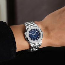 Load image into Gallery viewer, TPOFHS 2024 New Men's Watches Fashion Date Stainless Steel Quartz Watch Luxury Square Waterproof Wristwatch For Business Men