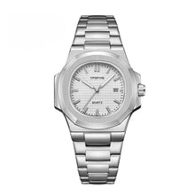 Load image into Gallery viewer, TPOFHS 2024 New Men's Watches Fashion Date Stainless Steel Quartz Watch Luxury Square Waterproof Wristwatch For Business Men