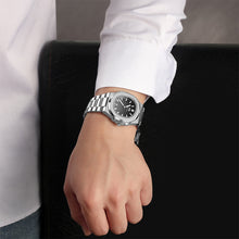 Load image into Gallery viewer, TPOFHS 2024 New Men's Watches Fashion Date Stainless Steel Quartz Watch Luxury Square Waterproof Wristwatch For Business Men
