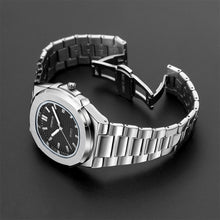 Load image into Gallery viewer, TPOFHS 2024 New Men's Watches Fashion Date Stainless Steel Quartz Watch Luxury Square Waterproof Wristwatch For Business Men