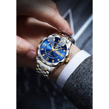 Load image into Gallery viewer, BINBOND Men Watch Top Brand Quartz Wristwatches Waterproof Week Date Clock Mens Luxury Stainless Steel Fashion Business Watches