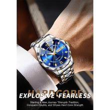Load image into Gallery viewer, BINBOND Men Watch Top Brand Quartz Wristwatches Waterproof Week Date Clock Mens Luxury Stainless Steel Fashion Business Watches