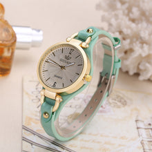 Load image into Gallery viewer, High Quality Women Watch Round Dial Quartz Watches Thin Leather Strap Wristwatch Ladies Fashion Casual Clock Gift