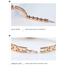 Load image into Gallery viewer, Luxury Watch For Women Rose Gold Ladies Wristwatches Small Dial Quartz Watches Elegant Fashion Female Bracelet Gifts