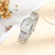 Load image into Gallery viewer, 2pcs Set Casual Women Quartz Watch Square Dial Wristwatch With Alloy Strap Fashion Bracelet Birthday Gift Business For Women