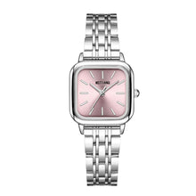 Load image into Gallery viewer, Luxury Women Watch Fashion Ladies Square Quartz Wristwatch Adjustable Bamboo Steel Belt Watches Female Beautiful Gifts Clock