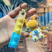 Load image into Gallery viewer, Car Key Chain Pendant Cartoon Space Dragon Rabbit Pendant Keychain Delicate Simple Key Chain for Girls Couple Bag Gifts