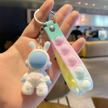 Load image into Gallery viewer, Car Key Chain Pendant Cartoon Space Dragon Rabbit Pendant Keychain Delicate Simple Key Chain for Girls Couple Bag Gifts