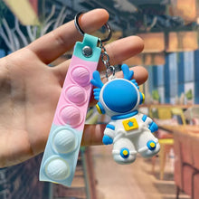 Load image into Gallery viewer, Car Key Chain Pendant Cartoon Space Dragon Rabbit Pendant Keychain Delicate Simple Key Chain for Girls Couple Bag Gifts