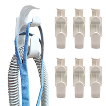 Load image into Gallery viewer, CPAP Hook Ventilator Tubing Hook Bracket Mask Head Strap Adhesive Hook Wall Scratch Free No Drilling Storage Rack
