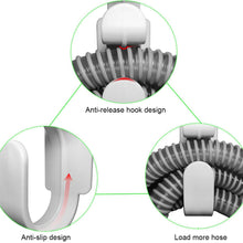 Load image into Gallery viewer, CPAP Hook Ventilator Tubing Hook Bracket Mask Head Strap Adhesive Hook Wall Scratch Free No Drilling Storage Rack