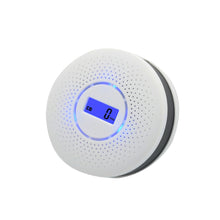 Load image into Gallery viewer, Poisoning Smoke & Carbon Monoxide Detector Combination Smoke CO Sensor Alarm with 3 Color LED Indicator Built in Siren Alert