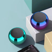 Load image into Gallery viewer, M3 Flash Wireless Bluetooth Speaker Portable Small Steel Gun Metal Heavy Subwoofer Outdoor Mini Bluetooth Small Speaker