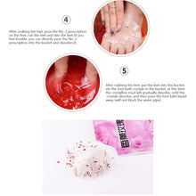 Load image into Gallery viewer, 10pcs/5set Rose Bubble Bath Powder Foot Bath Crystal Foot Bath Crystal Mud Body Foot Salt SPA Exfoliation Bath Mud Spa Pedicure
