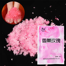 Load image into Gallery viewer, 10pcs/5set Rose Bubble Bath Powder Foot Bath Crystal Foot Bath Crystal Mud Body Foot Salt SPA Exfoliation Bath Mud Spa Pedicure