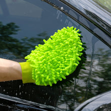 Load image into Gallery viewer, Car Wash Gloves Care Cleaning Washing Brush Microfiber Coral Velvet Chenille Pad For Vehicle Cleaning Tool