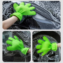 Load image into Gallery viewer, Microfiber Car Cleaning Wash Hand Gloves Chenille Car Gloves Coral Car Wash Tools
