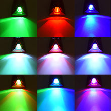 Load image into Gallery viewer, Car Solar Energy Shark Fin Antenna LED Warning Tail Lights 8 LED Auto Roof Decorative Anti-Tailing Flash Strobe Light