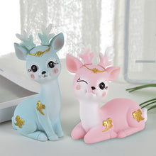 Load image into Gallery viewer, 2Pcs/Set Car Dashboard Ornaments Romance Deer Gifts Car Center Console Decoration Auto Interior Accessories for Woman