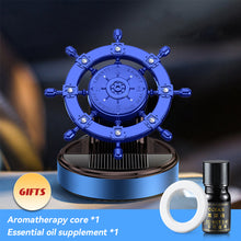 Load image into Gallery viewer, Creative Car Central Control Air Freshener Mini Solar Rotate Rudder Decoration Car Perfume Air Freshener Fragrance Ornament