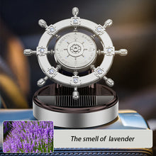 Load image into Gallery viewer, Creative Car Central Control Air Freshener Mini Solar Rotate Rudder Decoration Car Perfume Air Freshener Fragrance Ornament