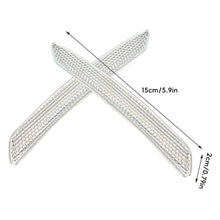 Load image into Gallery viewer, 2Pcs Car Reflective Side Marker Sticker Warning Tape Strips Car Exterior Wheel Eyebrow Stickers Automotive Reflector Stickers