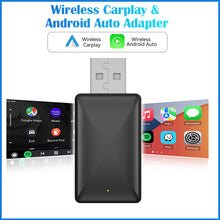 Load image into Gallery viewer, Car Android Auto Wireless Carplay Wired To Wireless Adapter Smart Dongle Carplay Ai Box Adapter For lPhone Plug And Play