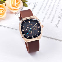 Load image into Gallery viewer, Soft Fashion Women Watch Rhinestone Inlaid Quartz Silicone Tape for Men's and Women's Watches Quartz Watch Wrist Watch