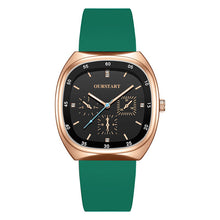 Load image into Gallery viewer, Soft Fashion Women Watch Rhinestone Inlaid Quartz Silicone Tape for Men's and Women's Watches Quartz Watch Wrist Watch