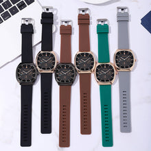 Load image into Gallery viewer, Soft Fashion Women Watch Rhinestone Inlaid Quartz Silicone Tape for Men's and Women's Watches Quartz Watch Wrist Watch