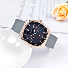 Load image into Gallery viewer, Soft Fashion Women Watch Rhinestone Inlaid Quartz Silicone Tape for Men's and Women's Watches Quartz Watch Wrist Watch