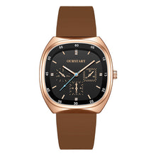 Load image into Gallery viewer, Soft Fashion Women Watch Rhinestone Inlaid Quartz Silicone Tape for Men's and Women's Watches Quartz Watch Wrist Watch