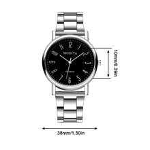 Load image into Gallery viewer, Simple Gold Luxury Men Retro Versatile Quartz Cute Women's Watch Casual Round Dial Quartz Fashion Steel Strip Men Wristwatches