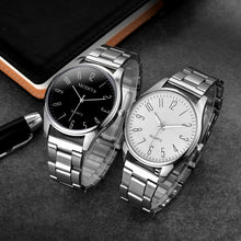 Load image into Gallery viewer, Simple Gold Luxury Men Retro Versatile Quartz Cute Women's Watch Casual Round Dial Quartz Fashion Steel Strip Men Wristwatches
