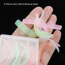 Load image into Gallery viewer, 4 Pairs Jelly Color Self Adhesive Keratin Eyelash Perm Silicone Pad Eyelash Perming Pad Reusable False Eye Lash Curler Lift Shield Pad