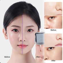Load image into Gallery viewer, 100 Sheets Oil Clear Blotting Paper With Powder Puff Oil Control And Makeup Setting Oil Absorbing Wipes Cosmetic Tool