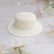 Load image into Gallery viewer, Cute Straw Hat BJD Straw Hat Pet Hat Cotton Baby Hat Mini Hat Doll Hat Toy Hat Small Hat