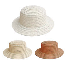 Load image into Gallery viewer, Cute Straw Hat BJD Straw Hat Pet Hat Cotton Baby Hat Mini Hat Doll Hat Toy Hat Small Hat