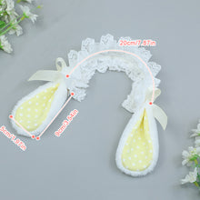 Load image into Gallery viewer, Cute Doll Headband Hair Accessories Handmade Plush Simulation Animal Ears Cute Rabbit Ears Headband Cotton Doll Accessories