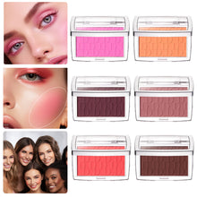 Load image into Gallery viewer, 3D Relief Blush Palette Embossed Powder Blush Peach Pink Coral Tint Makeup Brown Cheek Contour Rouge Face Brightens Cosmetics