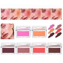 Load image into Gallery viewer, 3D Relief Blush Palette Embossed Powder Blush Peach Pink Coral Tint Makeup Brown Cheek Contour Rouge Face Brightens Cosmetics
