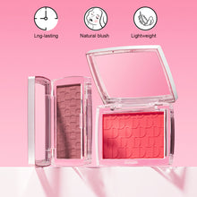 Load image into Gallery viewer, 3D Relief Blush Palette Embossed Powder Blush Peach Pink Coral Tint Makeup Brown Cheek Contour Rouge Face Brightens Cosmetics